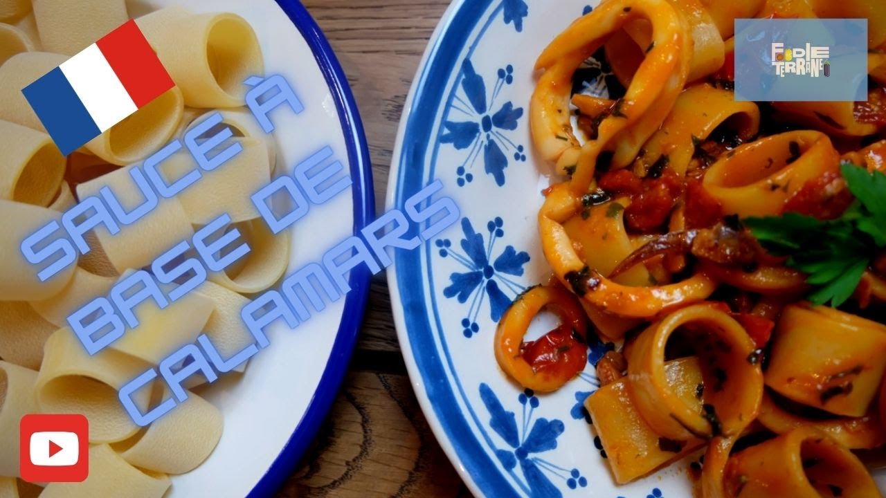 🇫🇷 CALAMARATA &ndash; Recette Napolitaine Traditionnelle de P&acirc;tes aux Calamars