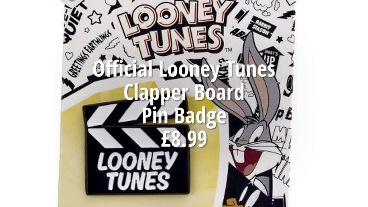 Gift Fairy - Official Looney Tunes Clapper Board Pin Badge