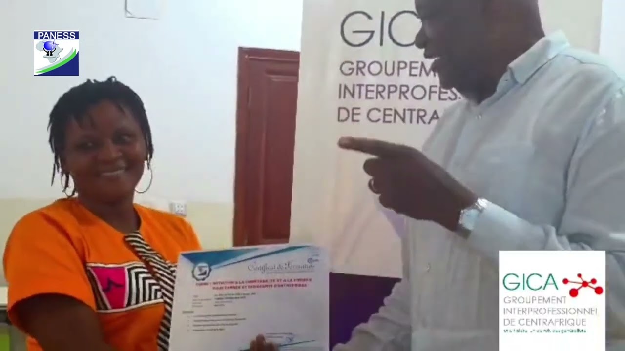 Formation en Initiation a la finance et a la comptabilité, du personnel du GICA (RCA)