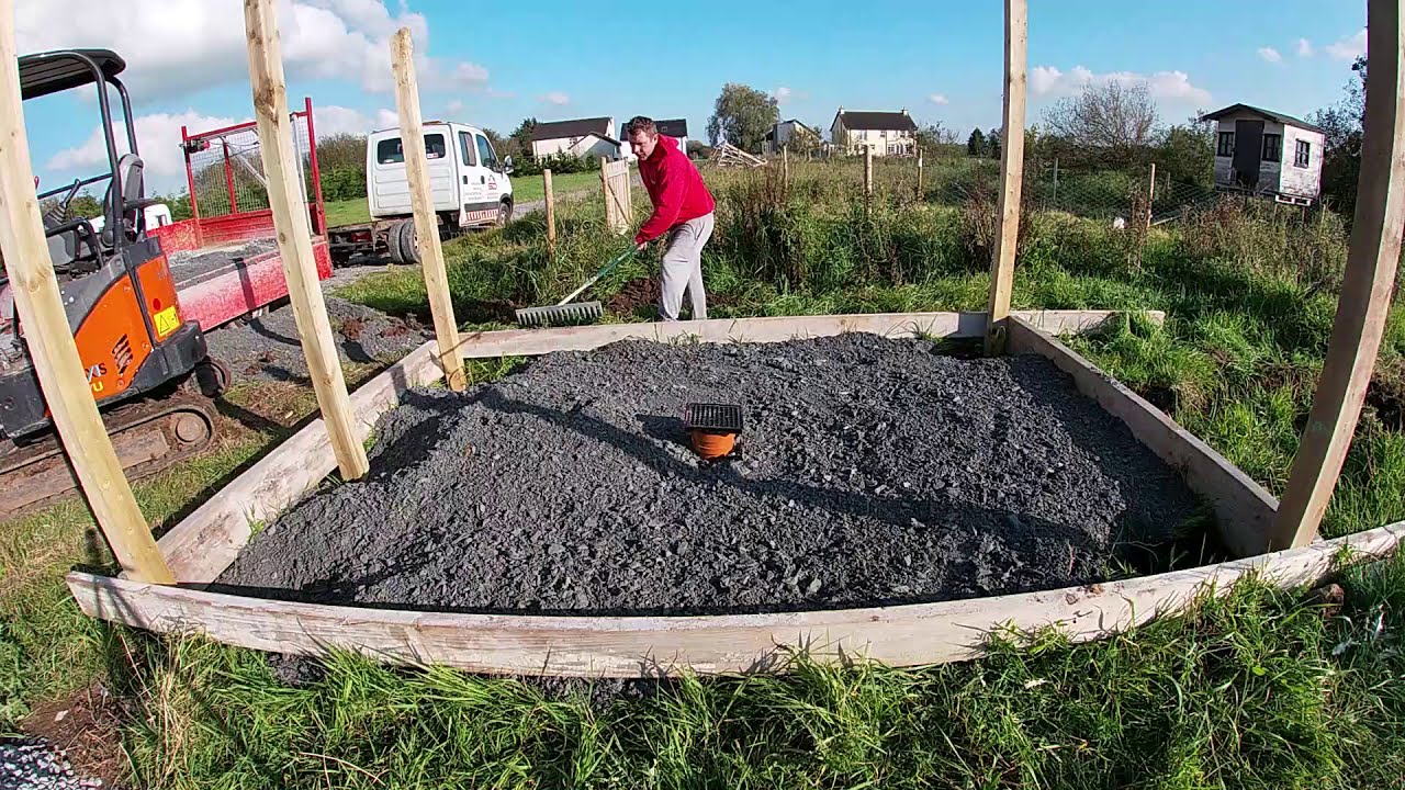 8x10 Concrete Slab for Dog Pen