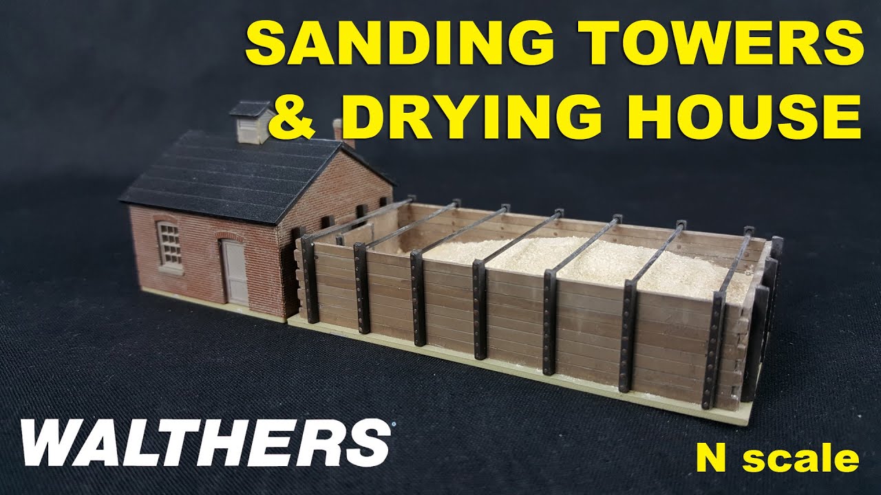 N Scale - Walthers Sanding Tower and Drying House