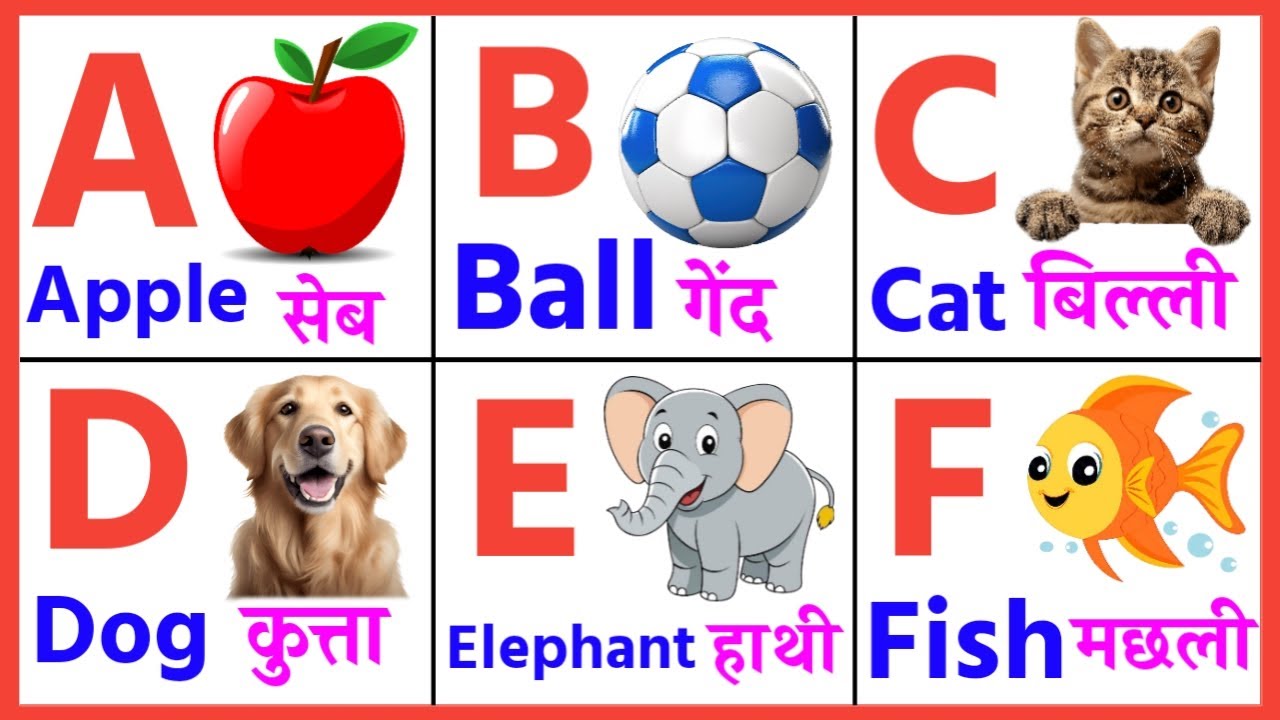 A for apple | B for ball | C for Cat | D for dog | Abcd | abcd song #kidsschool #kidszone