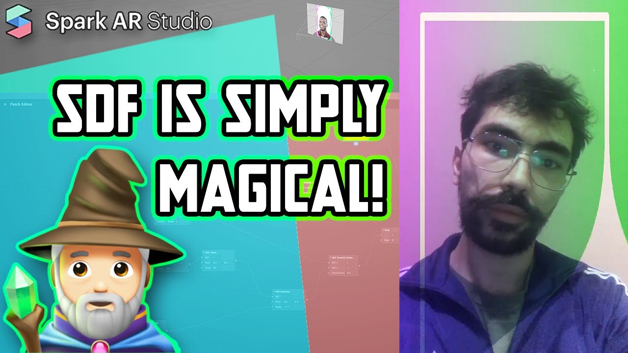 Spark ar studio - Background Frame Animation using SDF tutorial
