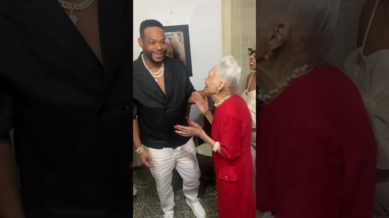 Yiyo Sarante visita fanática de 109 años y le cumple su sueño de conocerlo 
