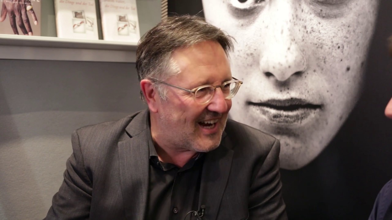 Im 59plus Buchtalk mit Mike Altwicker: Rainer Moritz auf der Frankfurter Buchmesse