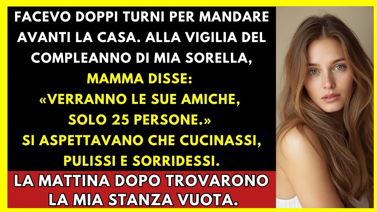 Turni Doppi Per Mantenere La Casa. Poi Mamma: “Arrivano Le Amiche Di Tua Sorella”