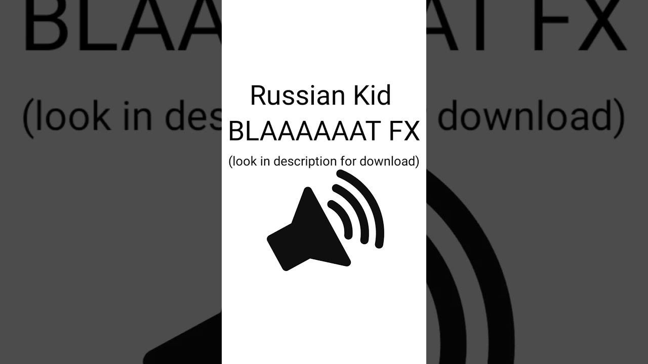 HD - Russian Kid Scream Sound Effect