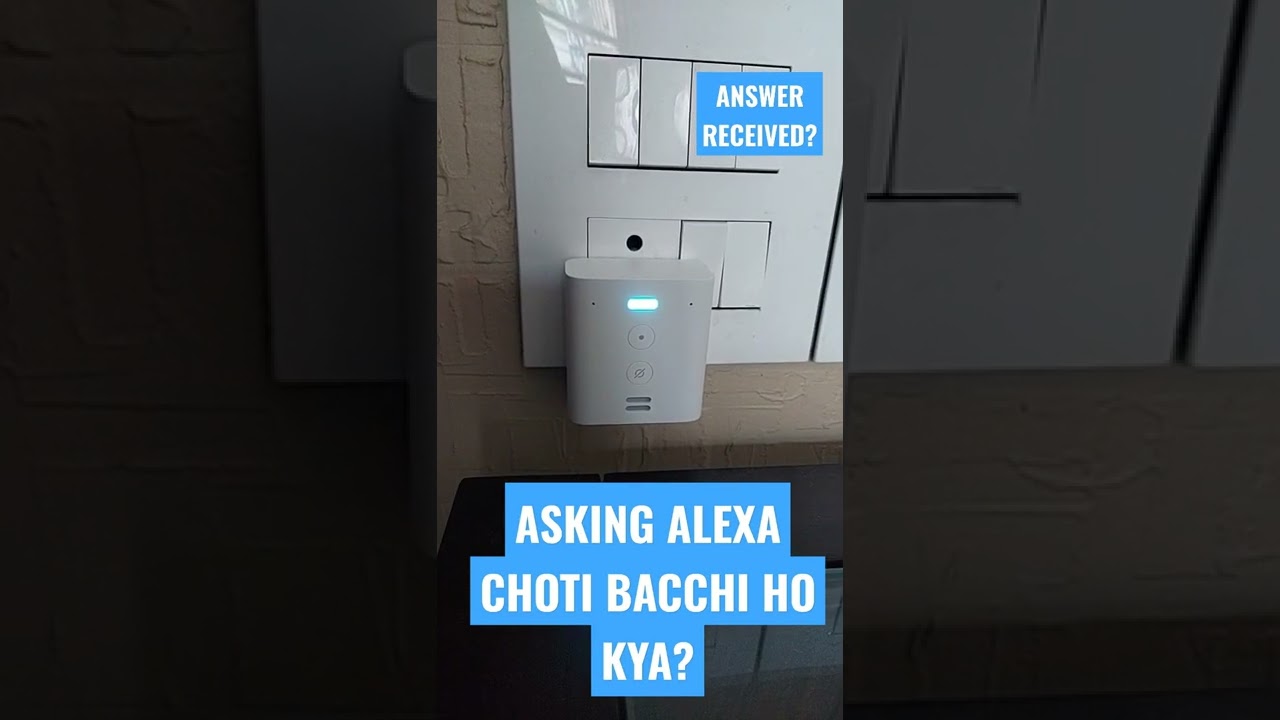 ASKING ALEXA 'CHOTI BACCHI HO KYA?' - ECHO FLEX #alexa  #amazonalexa #chotibacchihokya #echoflex
