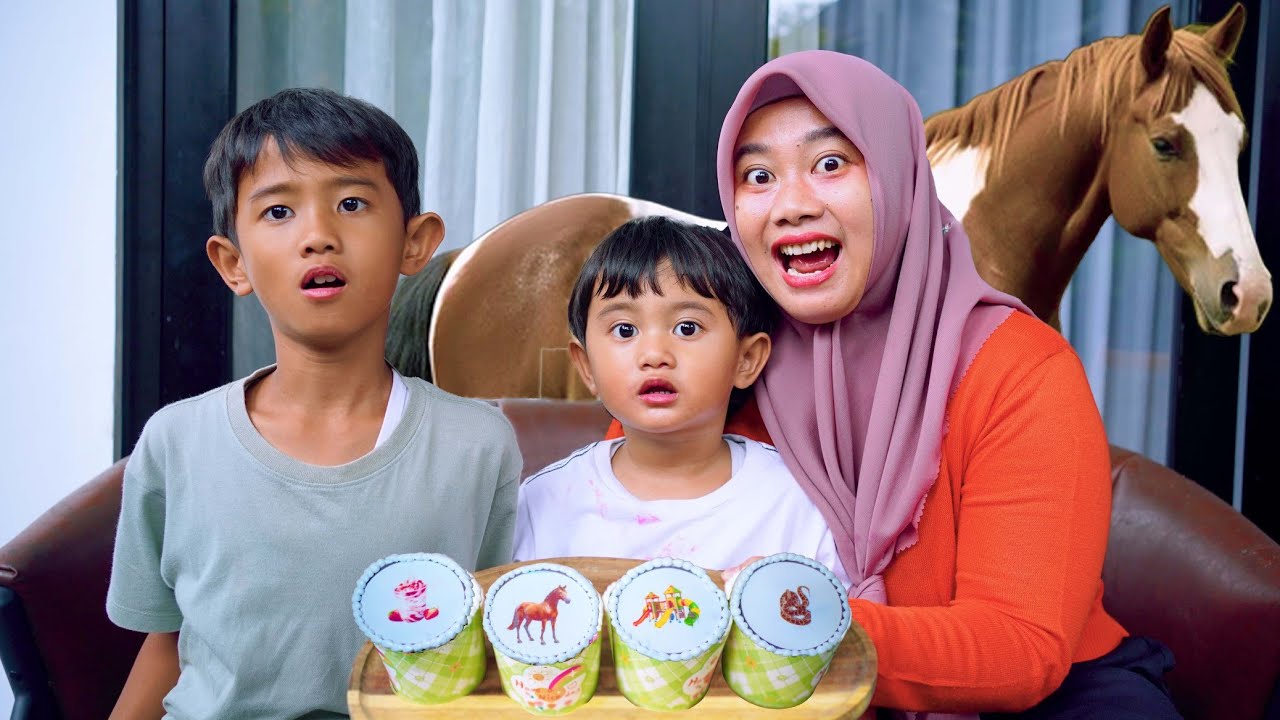 AZAM BELI KUE KARAKTER HEWAN ULAR 😱 BAU KUDA NYA EE