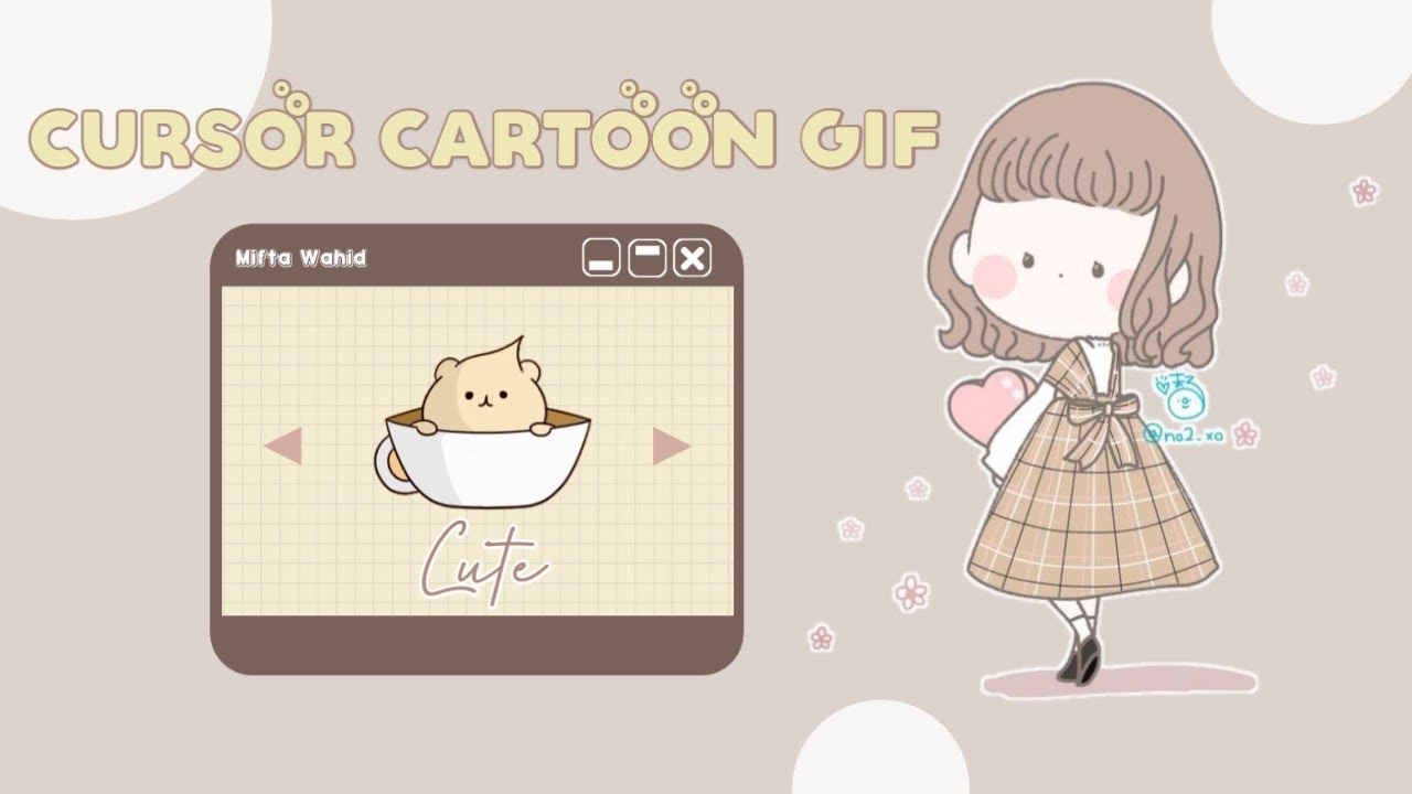 CURSOR CARTOON ANIMASI | CUTE PNG | FREE TO USE | By it's miftawahid