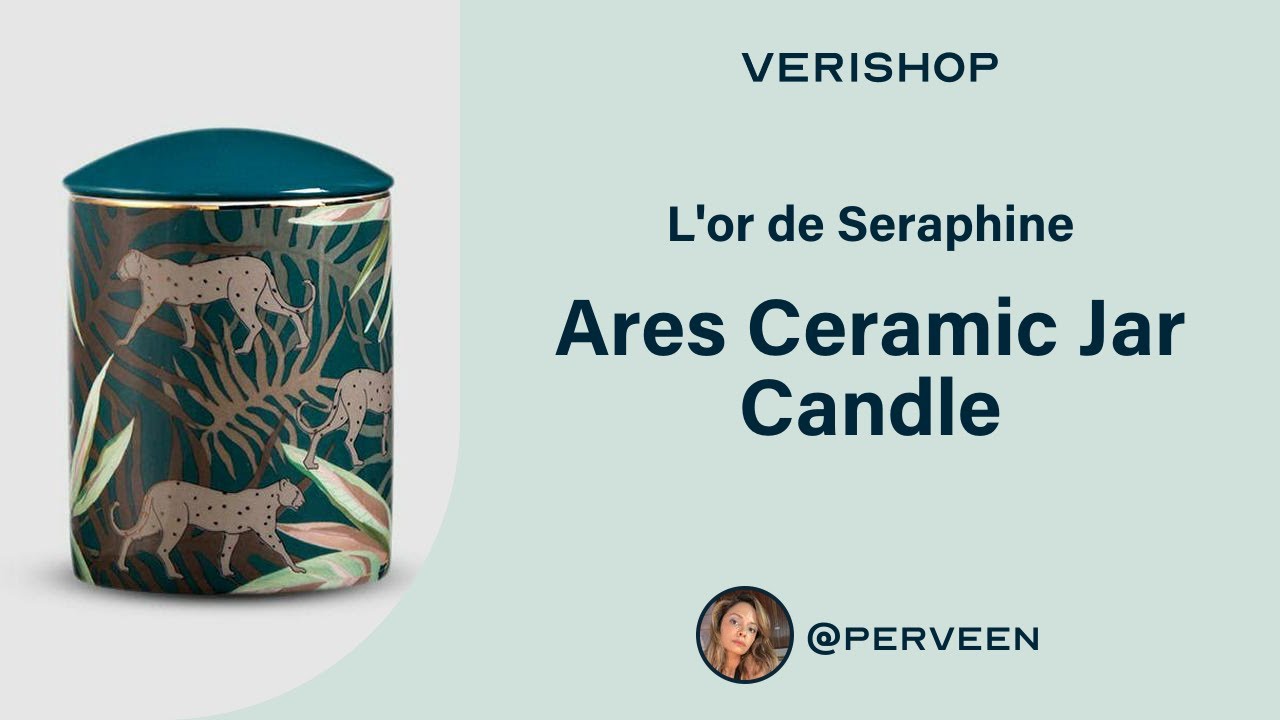 L'or de Seraphine Ares Ceramic Jar Candle Review