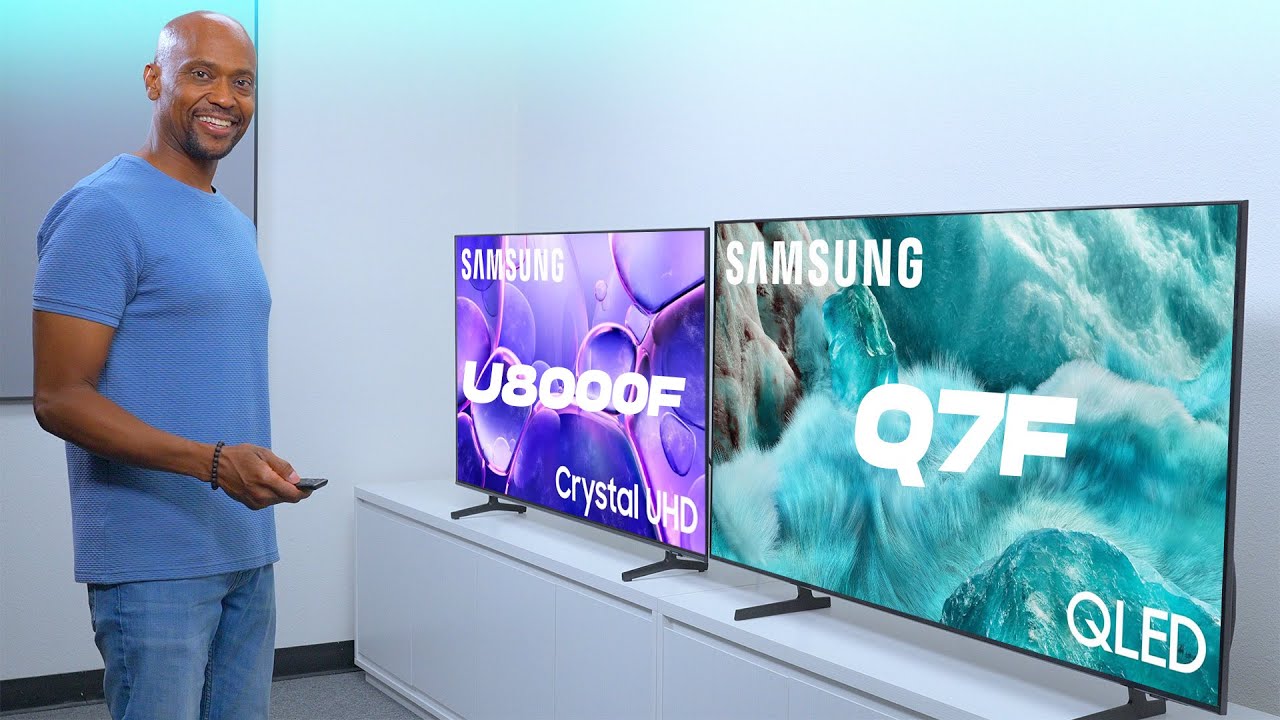 Samsung U8000F Crystal против Q7F QLED 4K TV