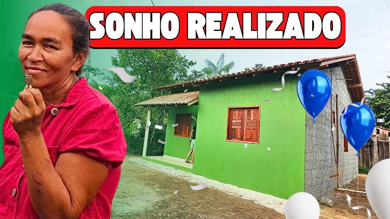 SUZANA EMOCIONADA E FELIZ RECEBE SUA NOVA CASA❤️