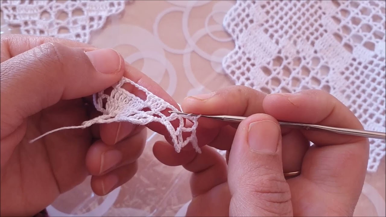 نابخو كروشي قلب صغير 🔥💥مفارش كروشيه جديدة