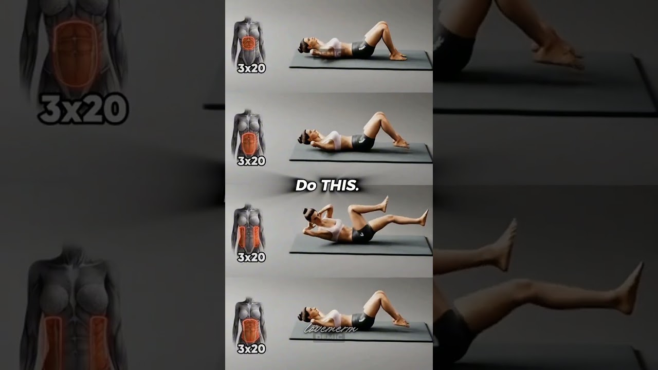 🔥 FLAT STOMACH in 7 DAYS | Glow Up Challenge ✨ #glowup #workout #fypシ゚viral #fypシ゚viral