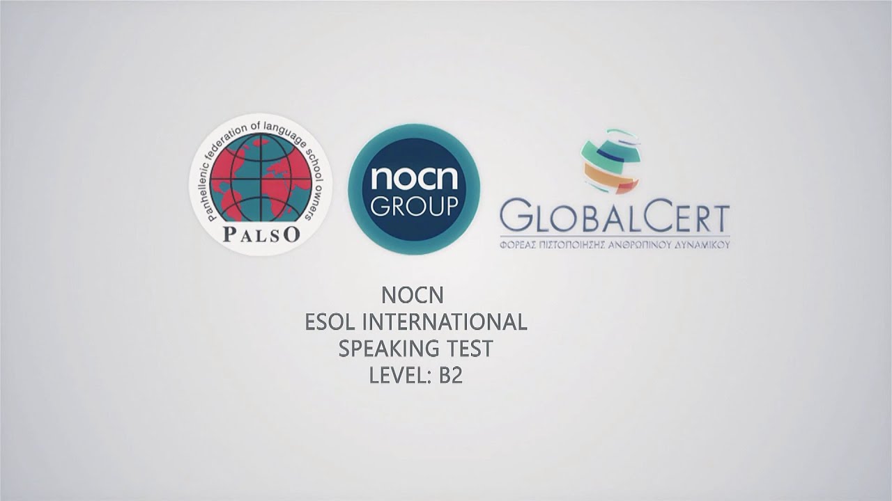 B2 NOCN Speaking test