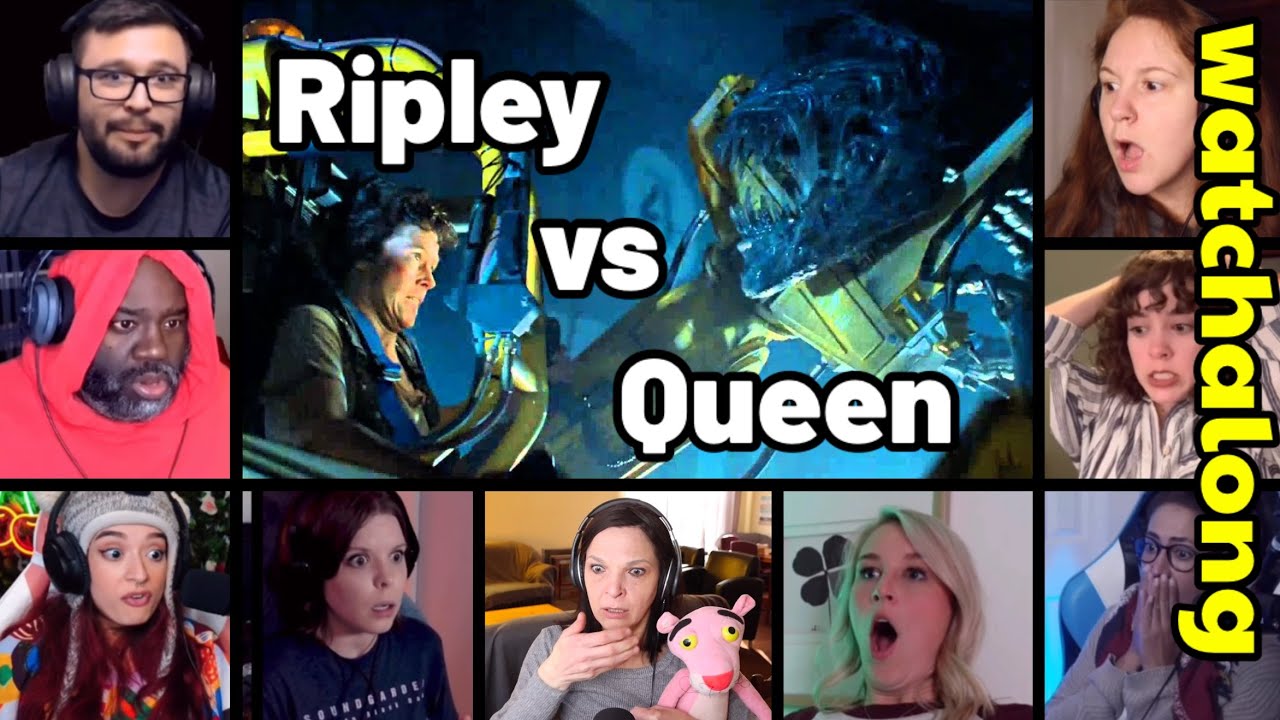 Ripley vs Alien Queen | Aliens (1986) Realtime First Time Movie Reactions