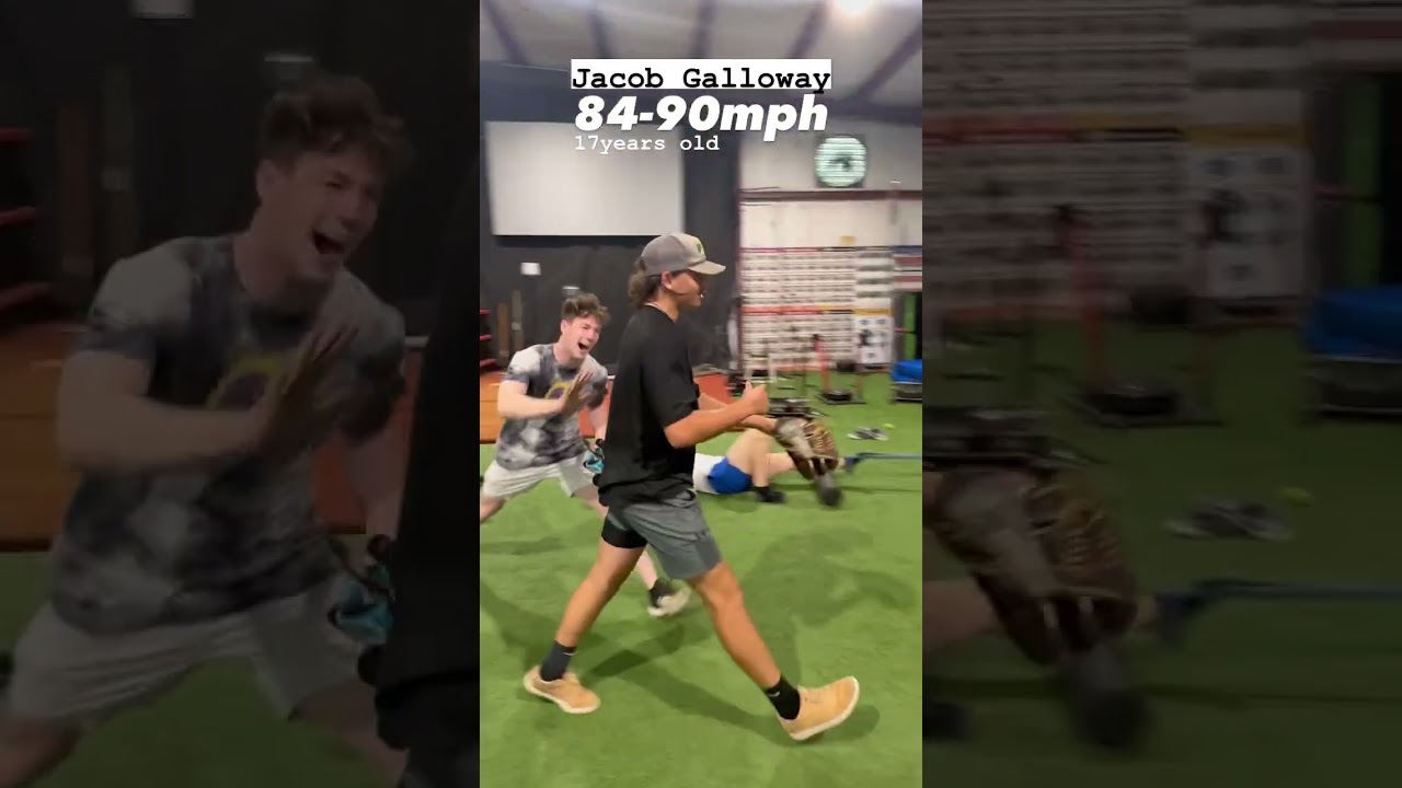 Jacob Galloway 17 years old 84mph to 90mph!