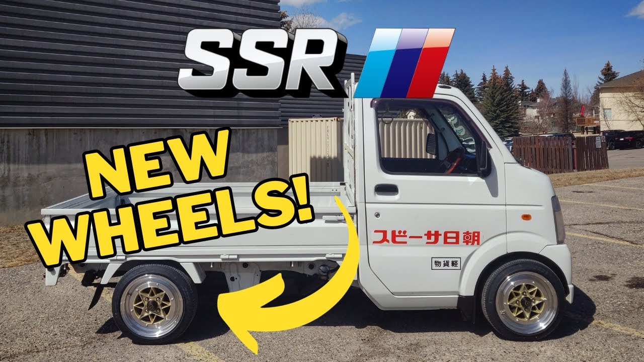 Install - Colin Project SSR Star Shark wheels | Suzuki Carry DA63T