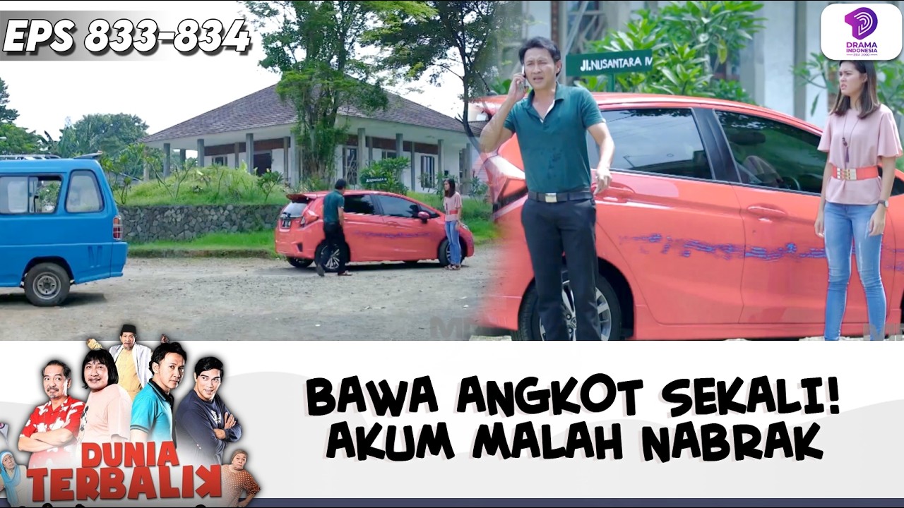 APES! PERTAMA KALI NYETIR ANGKOT, AKUM KENA MASALAH | DUNIA TERBALIK | EPS.833-834 (4/8)