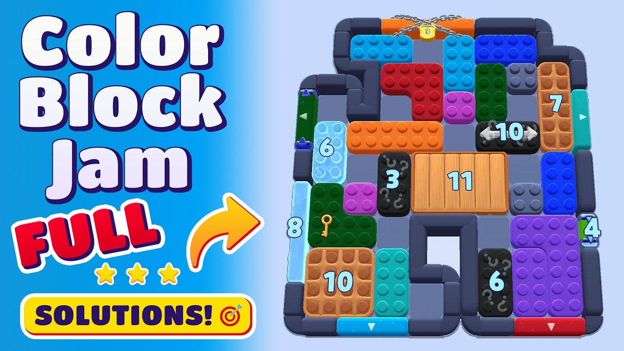 Color Block Jam Level 1386 (1387) | Complete Walkthrough & Solution! 🎯