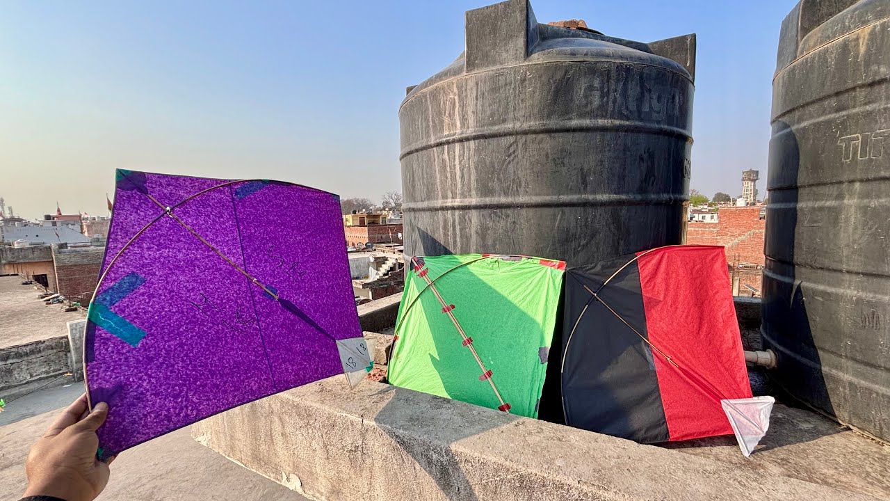 Kite Looting | Kite Catching On Roof 😱 | Kite