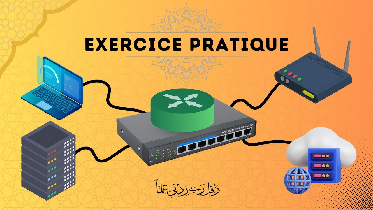 Exercice Pratique : Configuration Réseau avec VLSM, VLAN, et Routage
