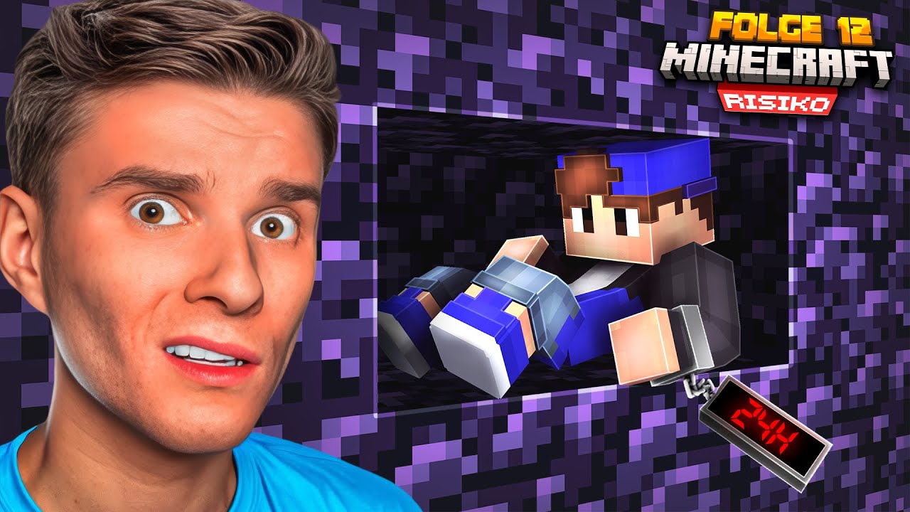 24H GEFANGEN IN MINECRAFT RISIKO.. (FOLGE 12)