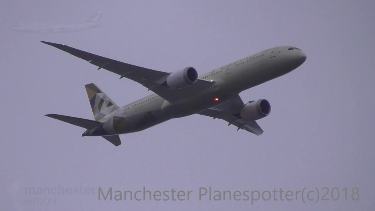 (HD) Etihad Airways Boeing 787-9 A6-BLH On EY21 Heading To Manchester Airport On 16/12/18