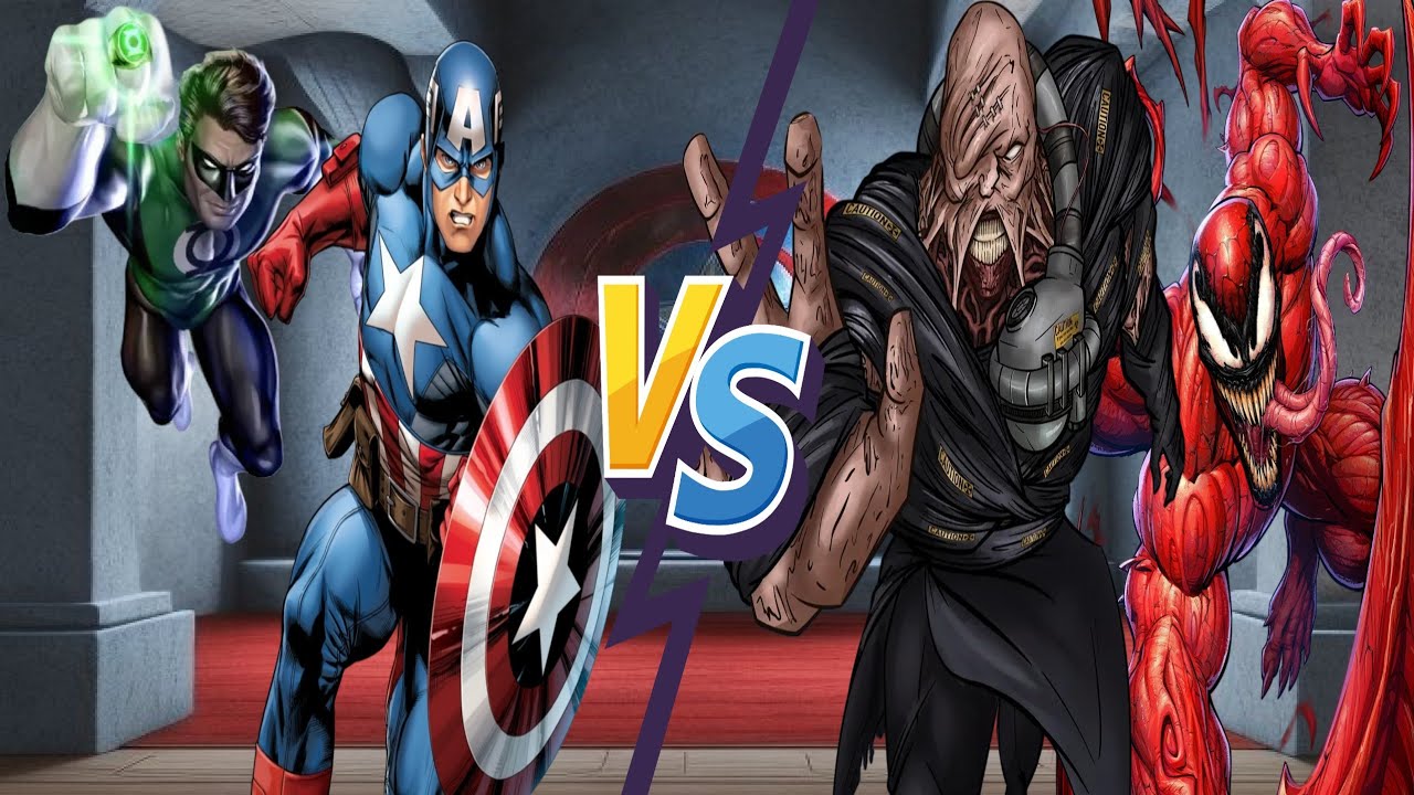 MUGEN Battle Request - Captain America & Green Lantern VS. Nemesis & Carnage