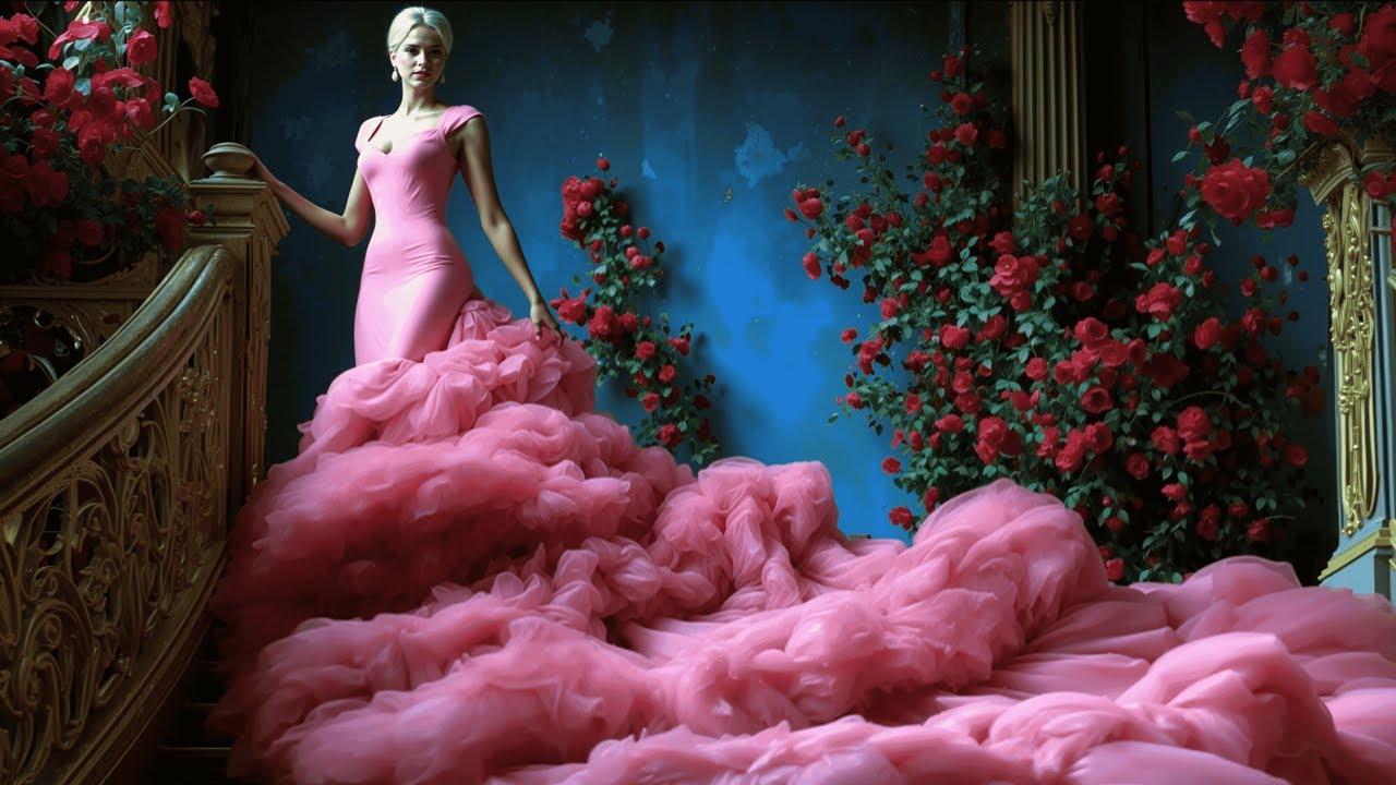 Ball in the Kingdom of Roses | Fantasy Dreamlike | AI Video