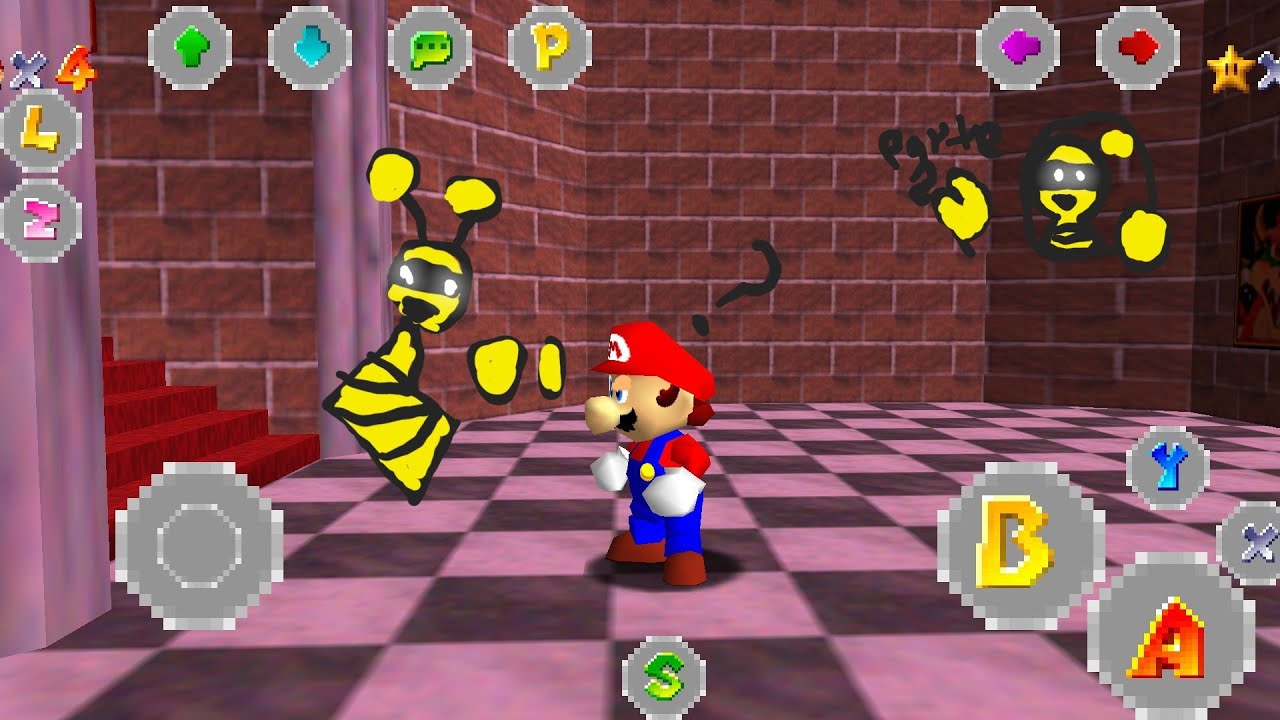 Mario 64 (salió mal)#mariobros#nose#gameplay's#telefono#gameplay 