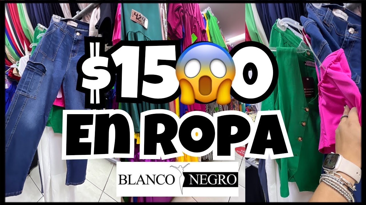 COMPRANDO ROPA CON $1500 EN BLANCO Y NEGRO MIXCALCO CDMX