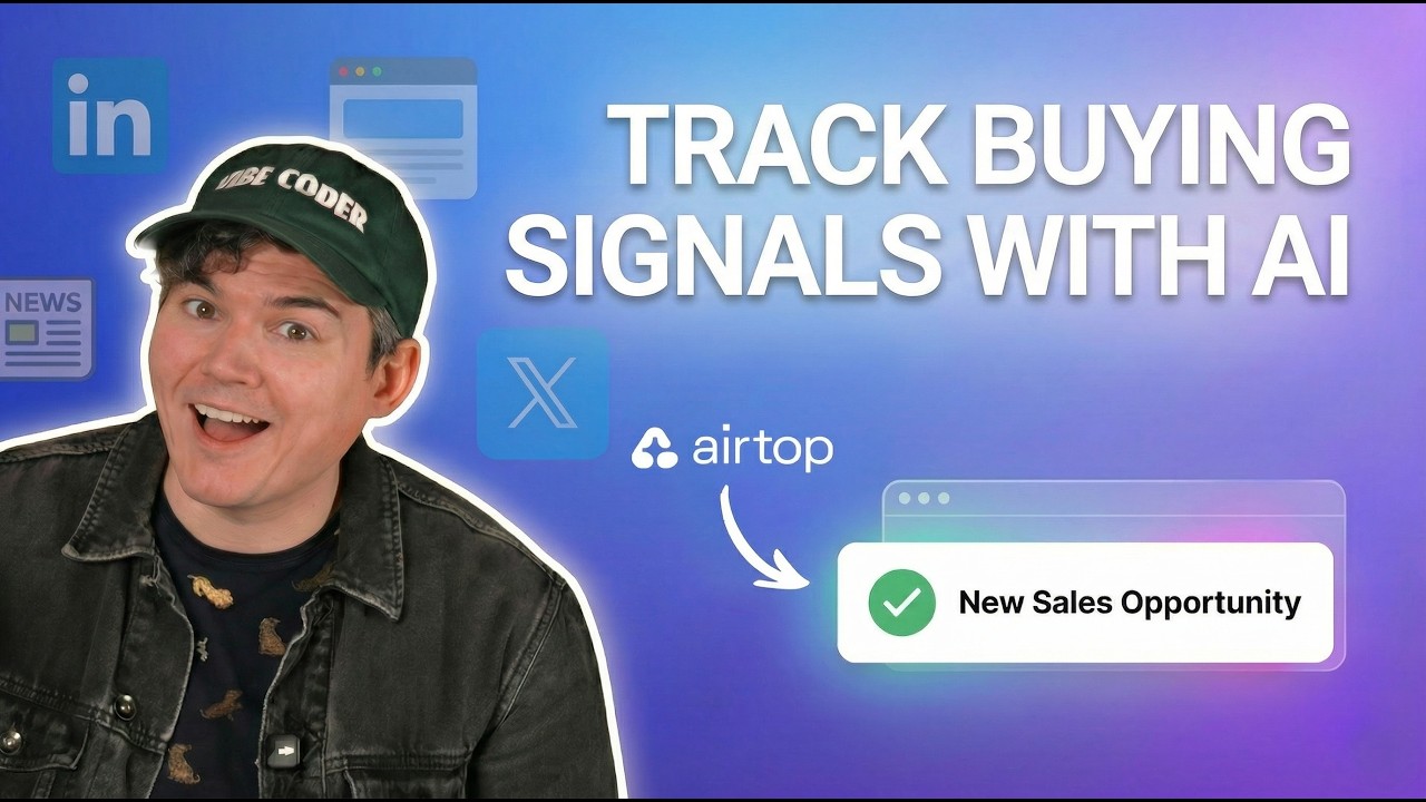 AI Sales Assistant: Track B2B Buying Signals Automatically with Airtop