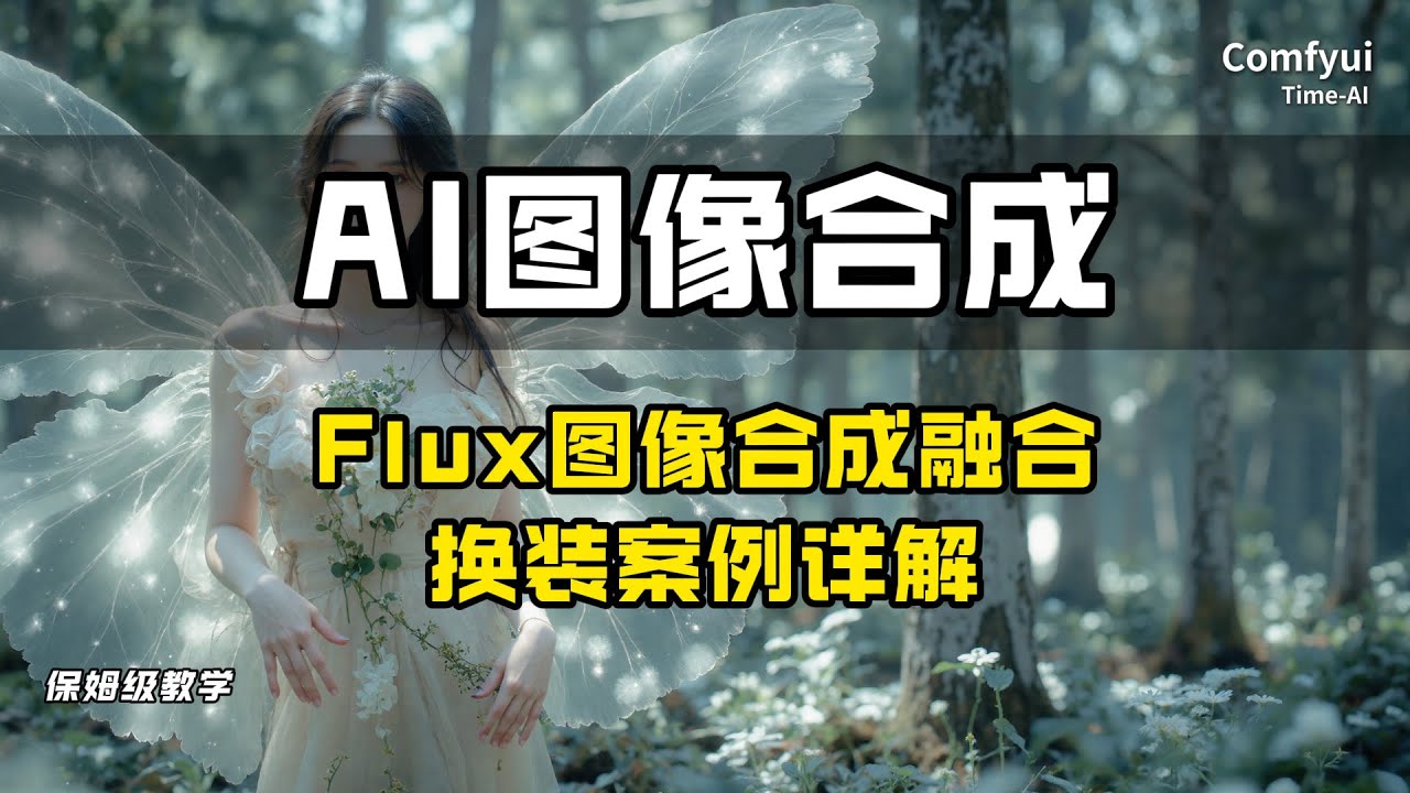 【comfyui】AI合成核心技能一课通：两大实战案例，帮你成为合成高手。抠像插件 RMBG，合成插件enricos，重绘插件CropAndStitch