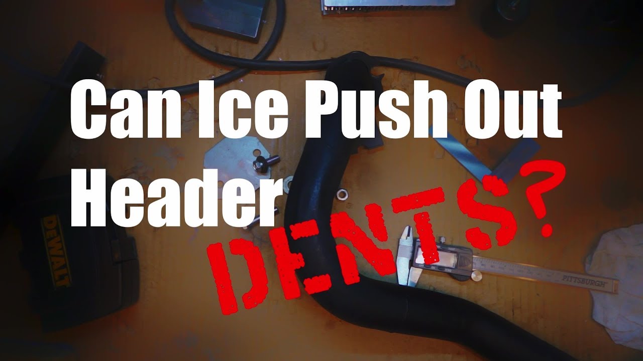 Can Ice Push Out Dents in Headers?