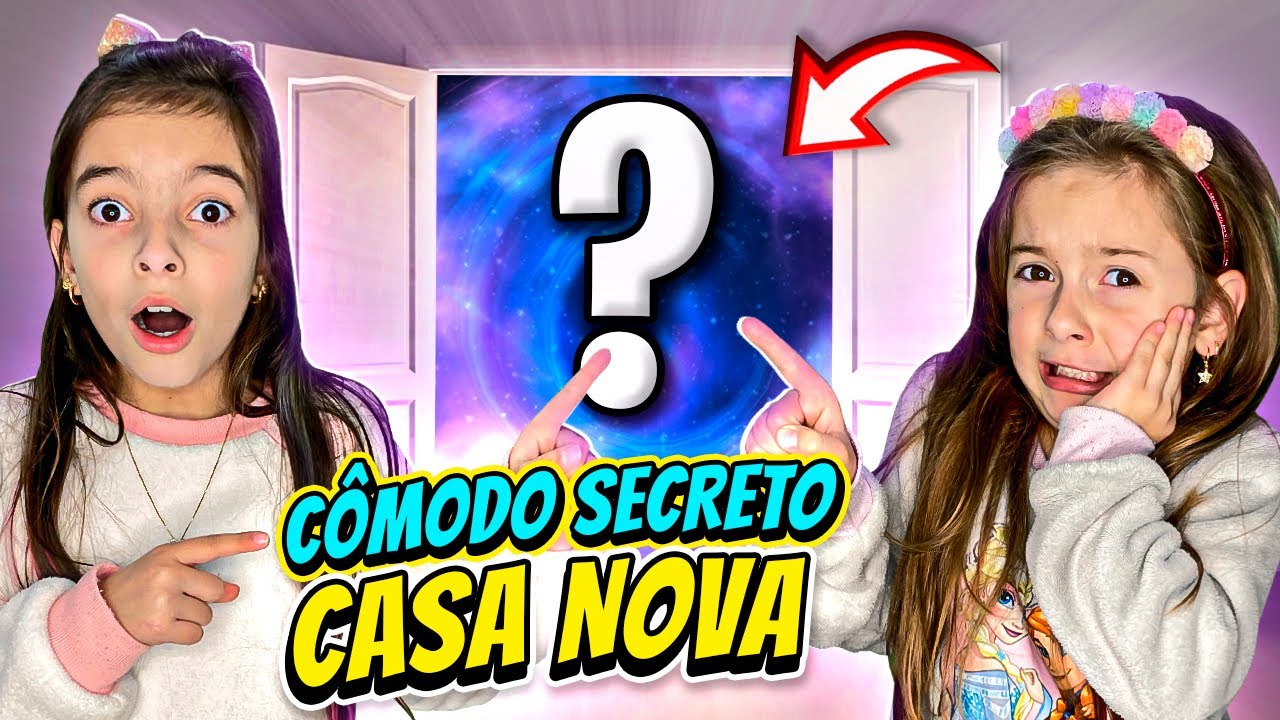 QUARTO SECRETO NO TOUR DA CASA NOVA COMPLETO 😍 JÉSSICA GODAR, LAURINHA E HELENA E GABRIEL