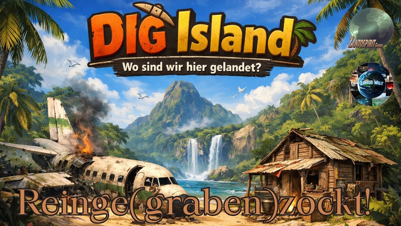 Reinge(graben)zockt! DIG Island! Wo sind wir denn hier gelandet? / 🪓💥 Live!