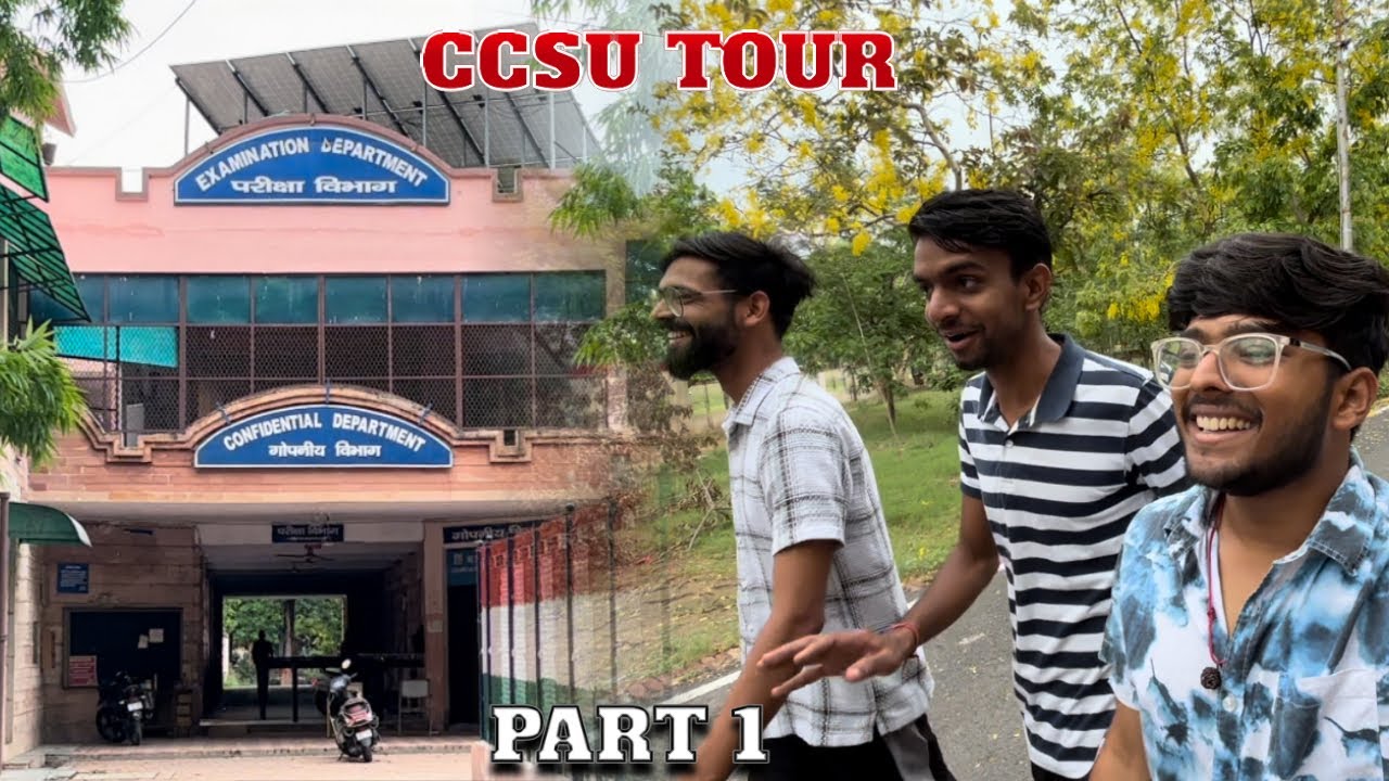 Chaudhary Charan Singh University Campus Tour - Part 1 ..#ccsu #campus #tour #university #meerut #up