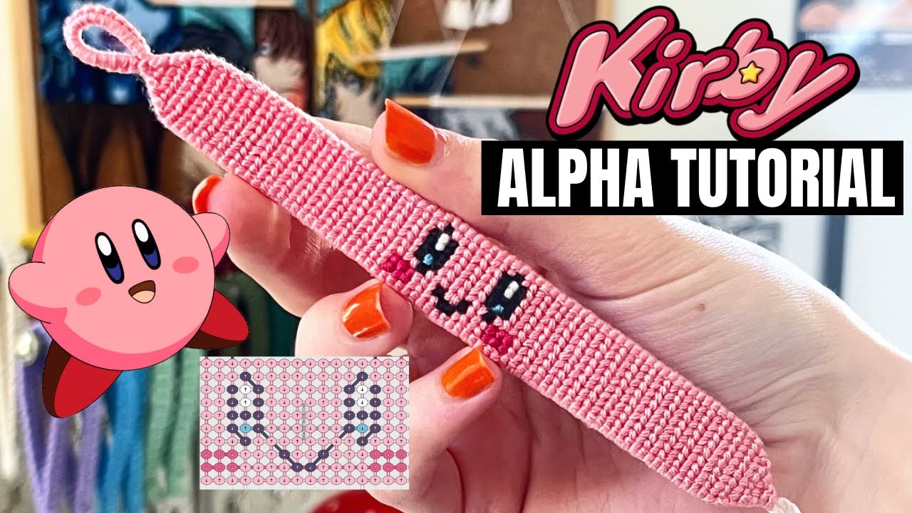 ALPHA TUTORIAL // Kirby Friendship Bracelet