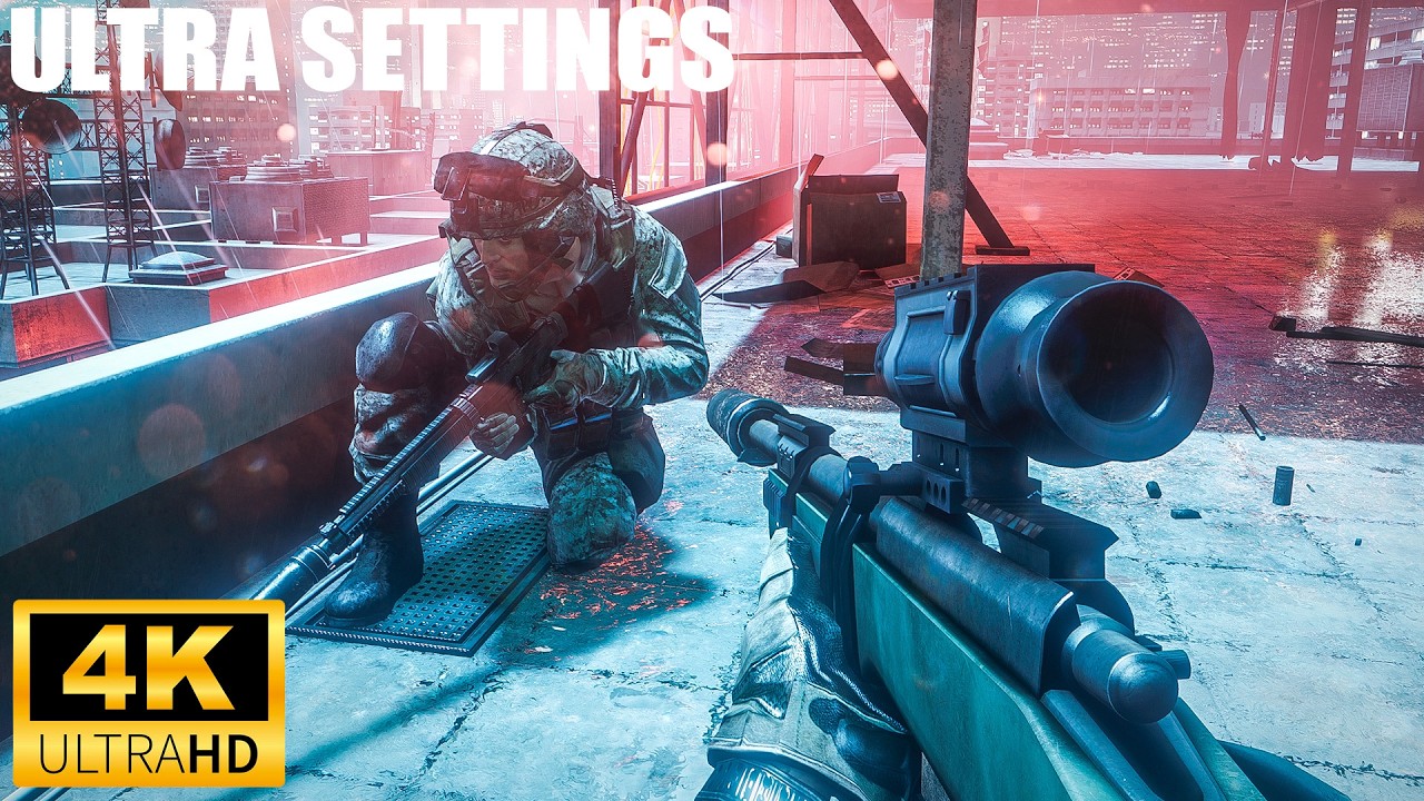 BATTLEFIELD 3 on ULTRA SETTINGS - Night Shift Mission - 4K 60 FPS