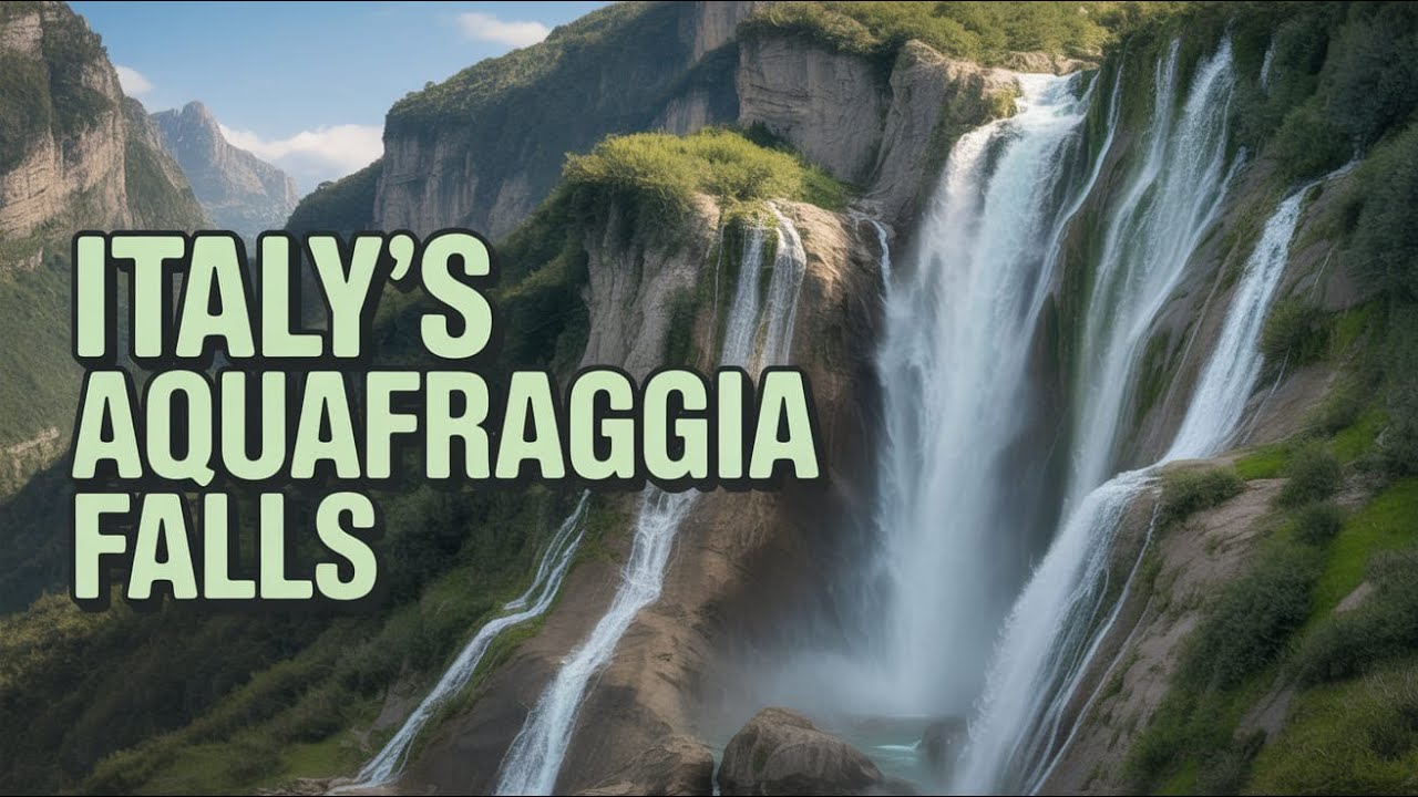 4K Walking tour aquafraggia italy 🇮🇹 | beautiful place aquafraggia| waterfall in Lombardy region|