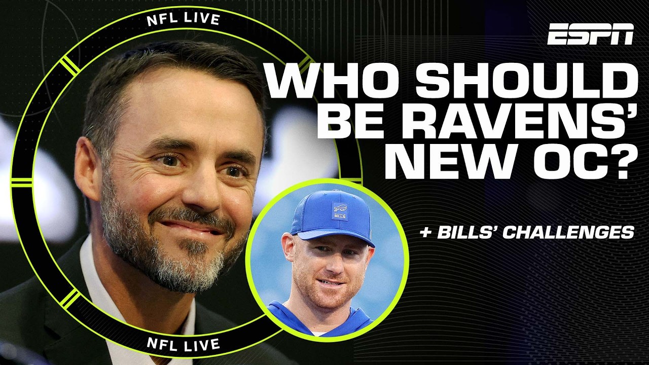 Who should Ravens hire as OC? + Challenges Joe Brady faces this offseason | NFL Live