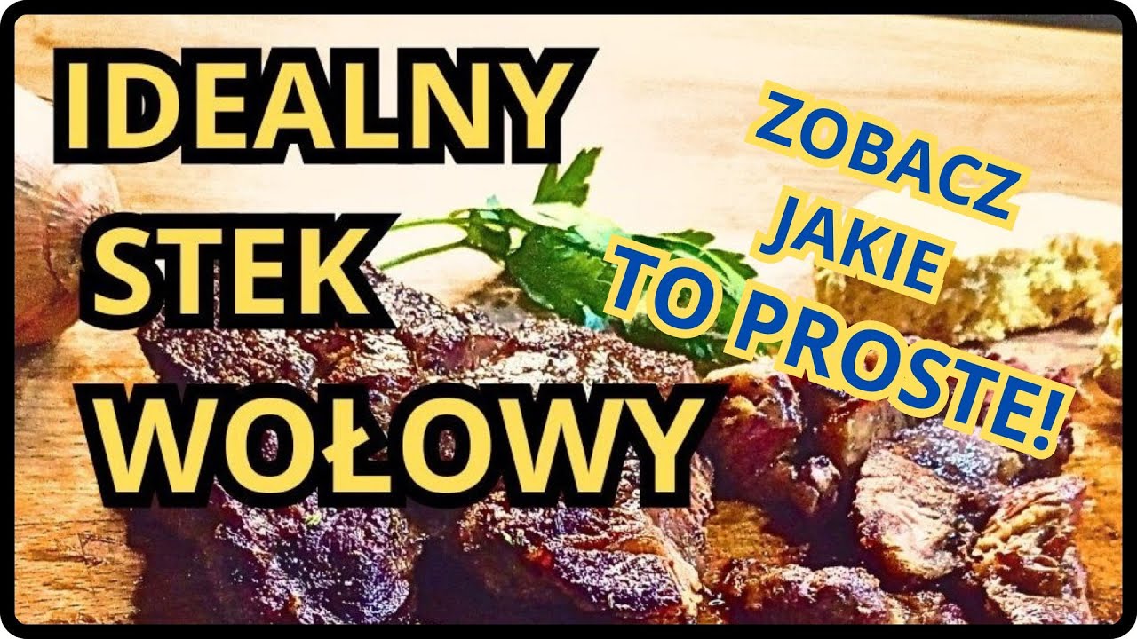 Jak usmażyć idealny stek wołowy na patelni 🥩🔥 | Przepis krok po kroku |