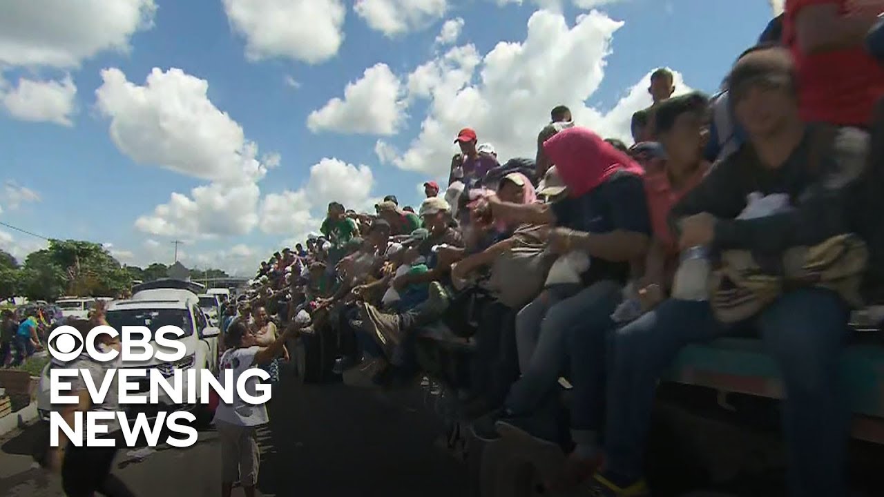 Migrant caravan believed to be largest on record