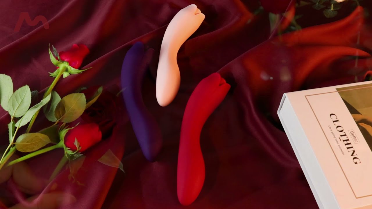 MEESE Double Pleasure Flickering Rose Vibrator