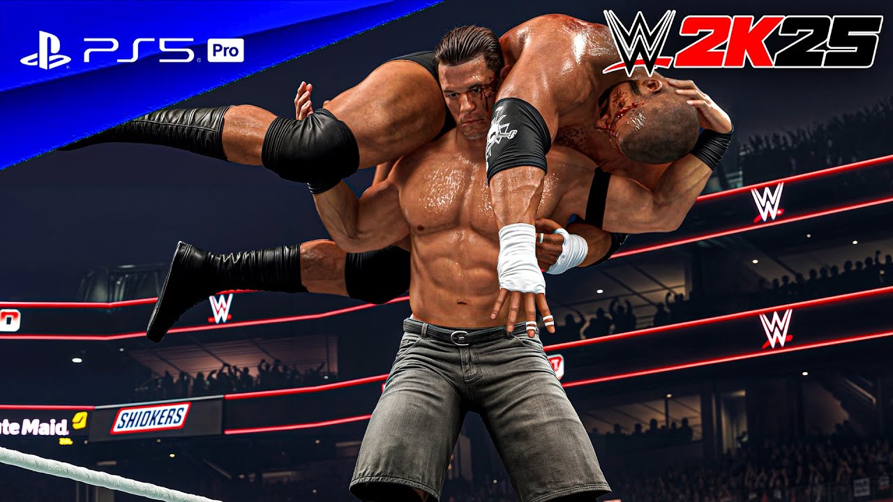 WWE 2K25 - John Cena vs. Triple H | No Holds Barred Match | PS5™ Pro [4K60]