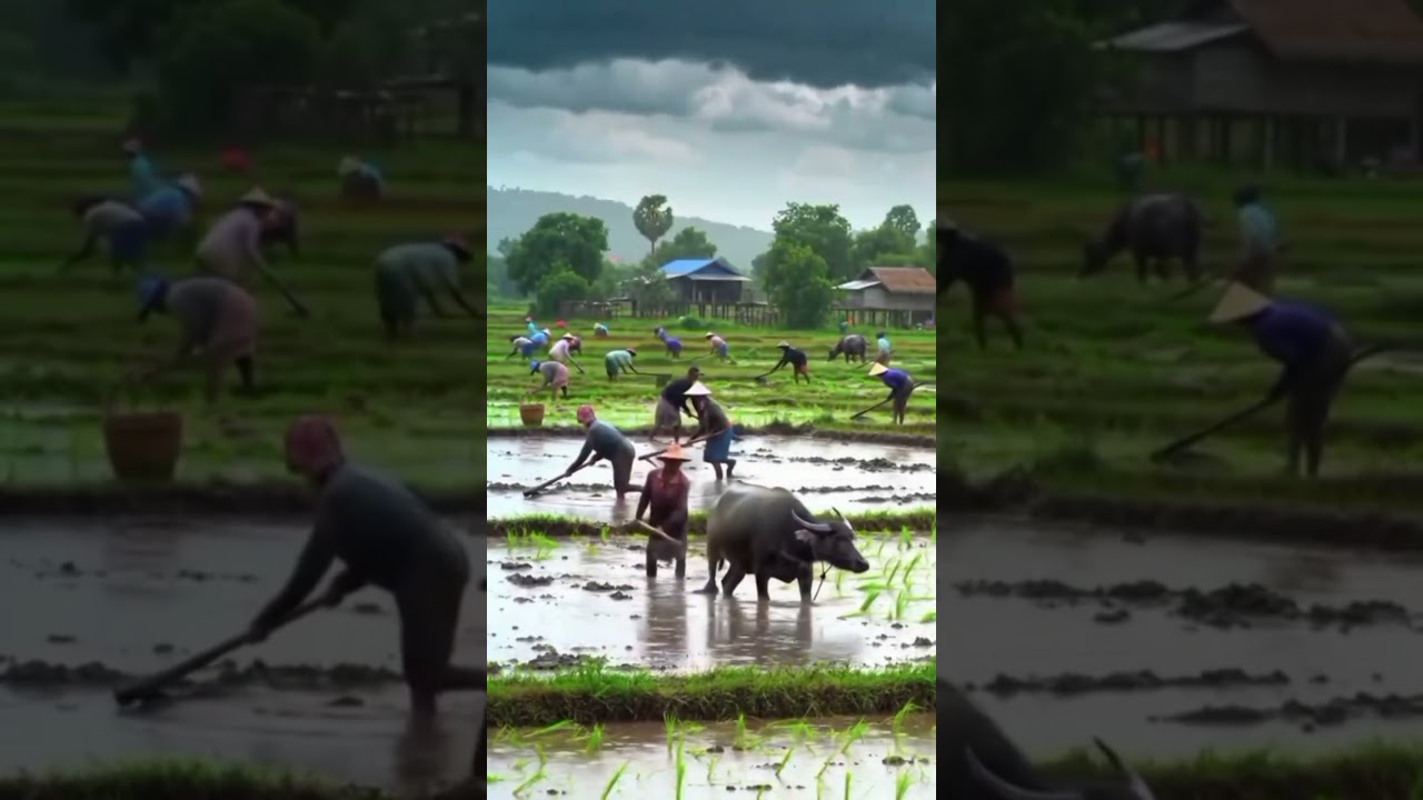 #TraditionalFarming #OldTimesWork. #RuralLifeHistory #HeritageFarming #AgricultureThroughTime