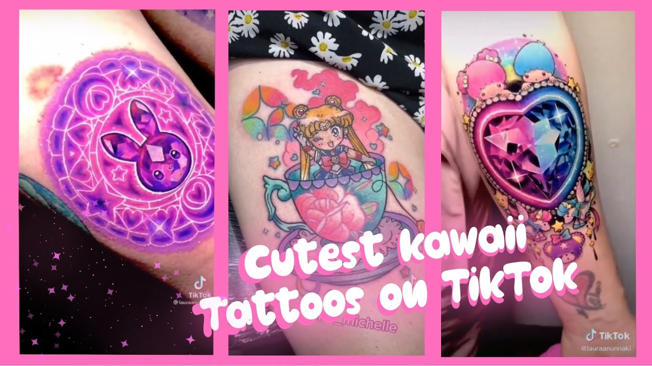 THE BEST & CUTEST KAWAII TATTOOS ON TIK TOK || Best Viral Trends of TikTok