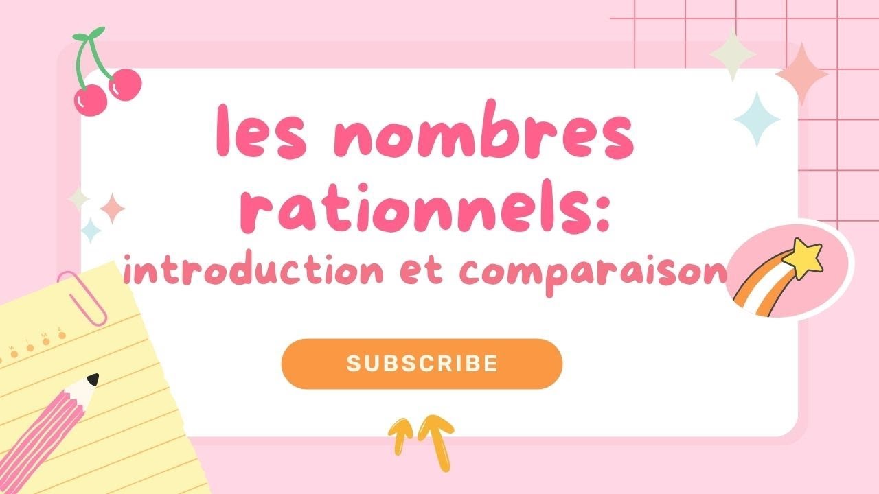 Les Nombres Rationnels : introduction et comparaison , Cour du math 2 ème année AC